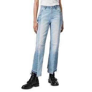 Allsaints Kim Two Tone Straight Jean